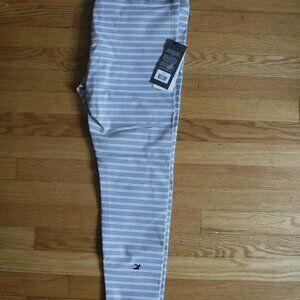 Glyder Womens XL Sultry Leggings Granite Stripe NWT